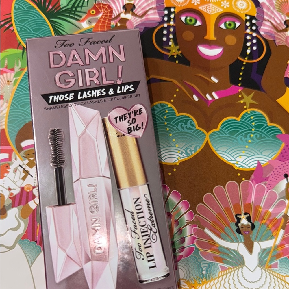 Too Faced  Mascara and Lip Gloss Duo